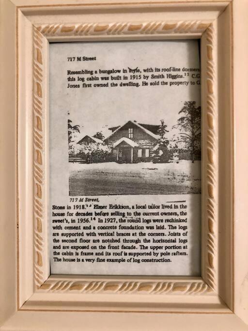 Coastal Cabin - Downtown Historical Log Home Anchorage Exterior photo